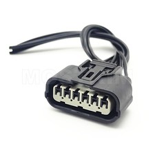 6-Pin Headlight Low Beam Connector Pigtail Plug Fit For Acura RLX 2014-2017