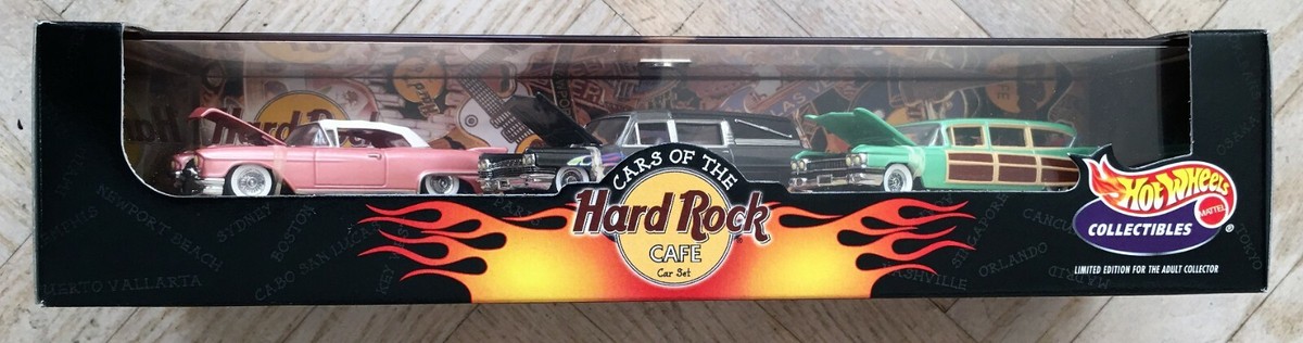 NEW Hot Wheels Collectibles Cars of The Hard Rock Cafe Set