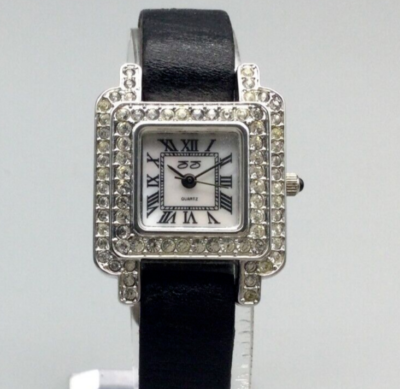 Suzanne Somers Bling Watch Women 25mm Crystal Silver Tone  display picture 1