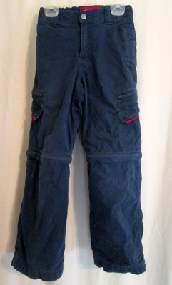 OLD NAVY Boy's BLUE convertible Zip Off Cargo pants Boy's size 10 Slim ...