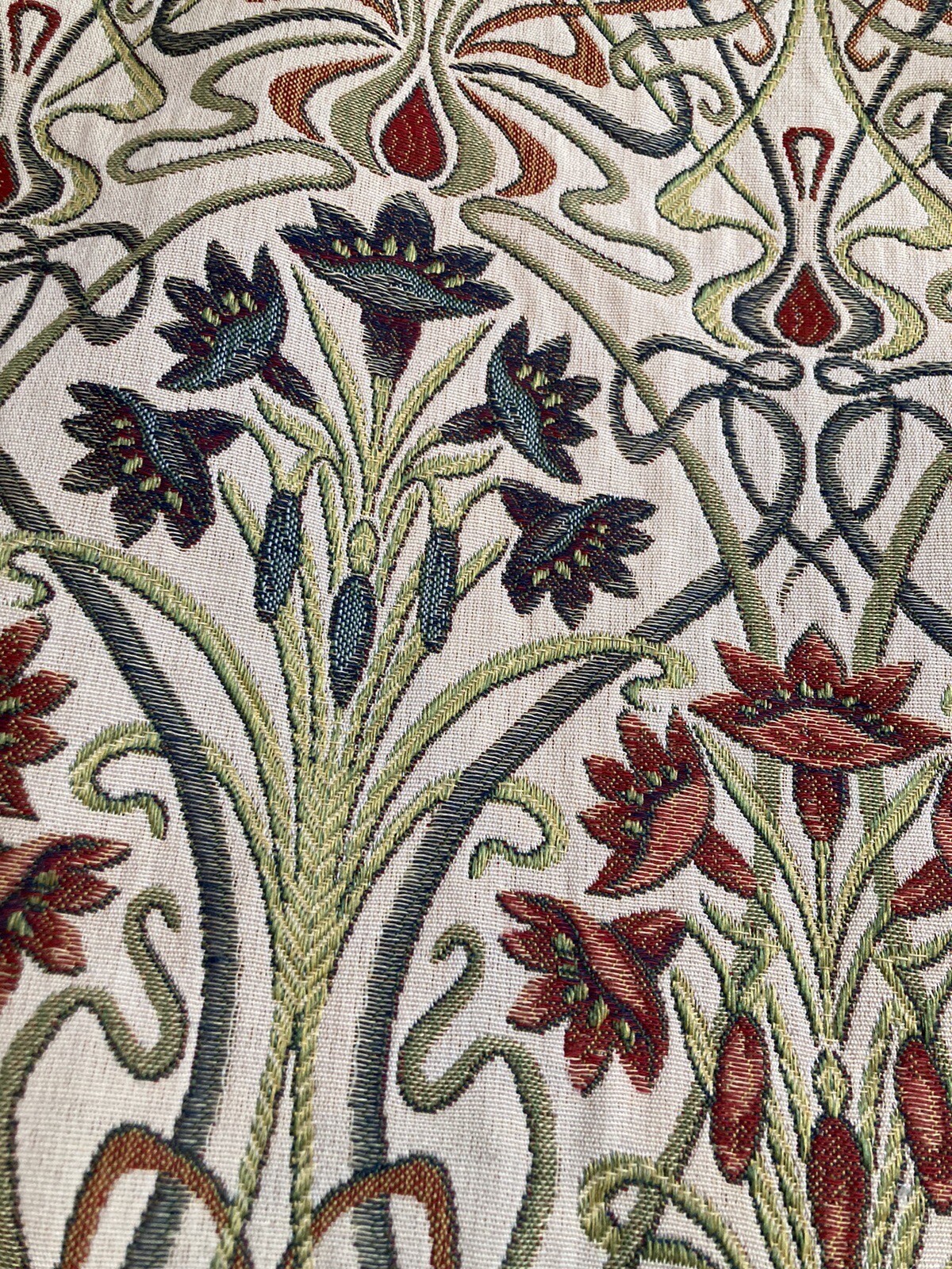 Beautiful Dunelm Luxury Lucetta Pencil Pleat Art Nouveau Curtains Lined