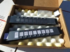 **New** Lot Of 2 Simplex 4100-1252/1280 8 LED Switch Display Red Control Module