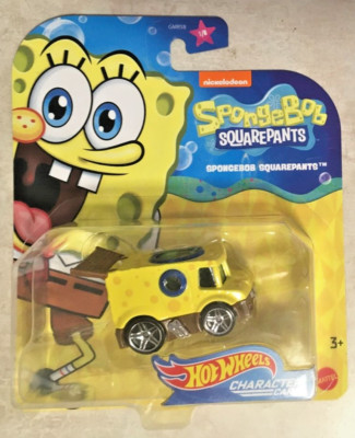 Hot Wheels Nickelodeon SpongeBob Square Pants Character Car Mattel NEW 