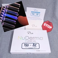 NuDerma Professional High Frequency Skin Therapy Wand with Neon and Argon Wands