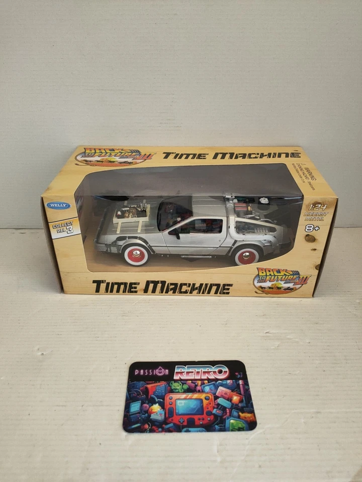WELLY Retour vers le Futur III - DeLorean 1/24 Voiture