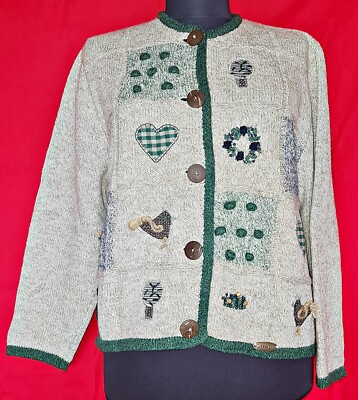 CARDIGAN VINTAGE GIESSWEIN TRACHTEN TYROL OKTOBERFEST DIRNDL WOMEN  :US10/EU 38
