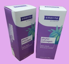 2 Pack,  Emerita, Phytoestrogen, Body Cream, 2 oz (56 g) EACH,  EXP.  11/2026