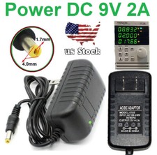 Tested 9V 2A 2000mA AC Adapter to DC Power Supply Charger Cord 4.0x1.7mm US plug