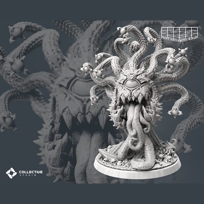 Riesiges Augenmonster Miniatur Figur für D&D 5e Pathfinder im 32mm 75mm Maßstab