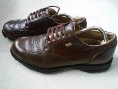 Original Etonic Golfschuhe Herren Gr 41 41,5 Golf Schuhe Leder Wasserdicht Braun