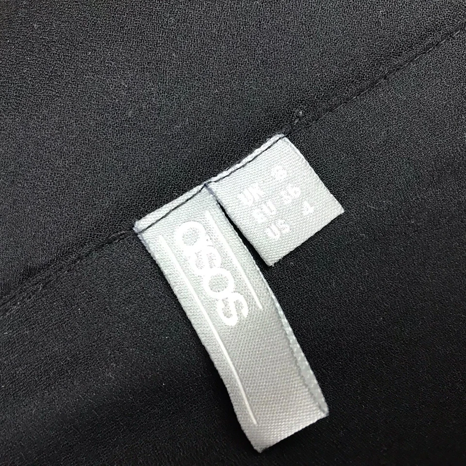 Camiseta sin mangas cami con correa de espagueti y cuello en V para mujer talla 4 de ASOS Foto 4 de 4