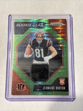 2024 Panini Prizm - Rookie Gear Neon Green Pulsar Prizm #RG-JBN Jermaine Burton