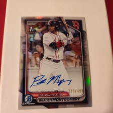 2024 Bowman Draft #CPA-BM Braden Montgomery Chrome Auto Refractor #/499