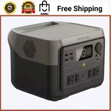 EcoFlow RIVER 2 Max Portable Power Station 500W 1000W Peak LFP Lipo4 512Wh