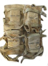 US Airborne First Aid Pack - Packet or Pouch Parachute Second Pattern WW2 D-Day