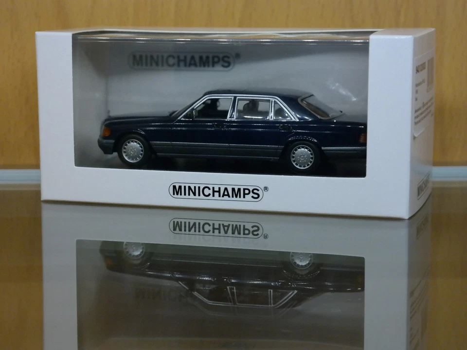 Minichamps 1:43 Mercedes-Benz 560 SEL (W126) – 1/500 pcs. blau - Art. 943 039303 - Bild 4 von 4