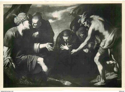 Postcard - Art - Religious Painting - Francisco Ribera - Martirio De S Plá