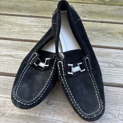 Calvin Klein Mens Magnus Size 12 Suede Bit Drivers Loafers Slip On Shoes