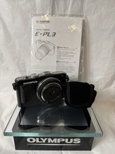 Olympus PEN Lite E-PL3 Mirrorless Camera Kit Interchangeable Lens Black