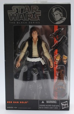 Star Wars The Black Series 6'' Orange Line - Han Solo (#08, Hasbro 2013) MISB
