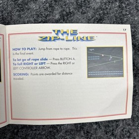 Nintendo NES Instruction Manual American Gladiators