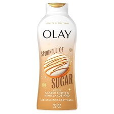 Olay Body Wash for Women, Hydrating & Moisturizing, Spoonful of Sugar,22 fl oz 0.50 per gallon