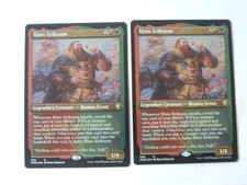 MtG - 2x FOIL Etched - Hans Eriksson - Commander Legends - (CMR) - NM
