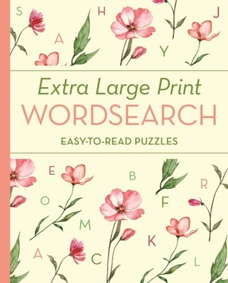Extra Large Print Wordsearch by Eric Saunders (Paperback Book)