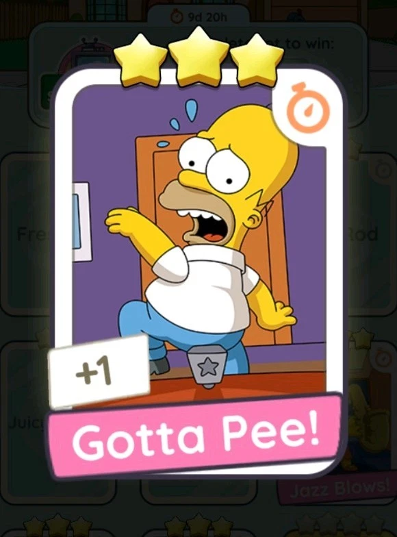 Gotta Pee! - Monopoly !!! 3⭐️ DIE SIMPSONS - BONUS_ALBUM (günstig und schnell) - Bild 1 von 1