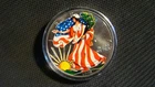1999 Colorized American Silver Eagle 1 Oz From A Local Estate