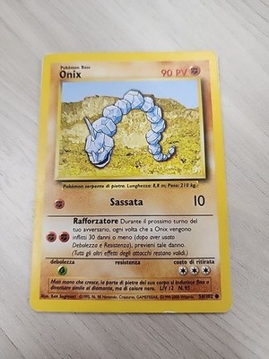 Pokemon Onix 56/102 Common Unlimited Base Set LP