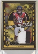 2018 Panini Elements Radioactive Rookie Materials Gold /99 Calvin Ridley v1x