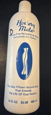 HOSIERY MATE Vintage 2002 Revitalizing Wash, 16 fl oz, Made in USA, SEALED NOS