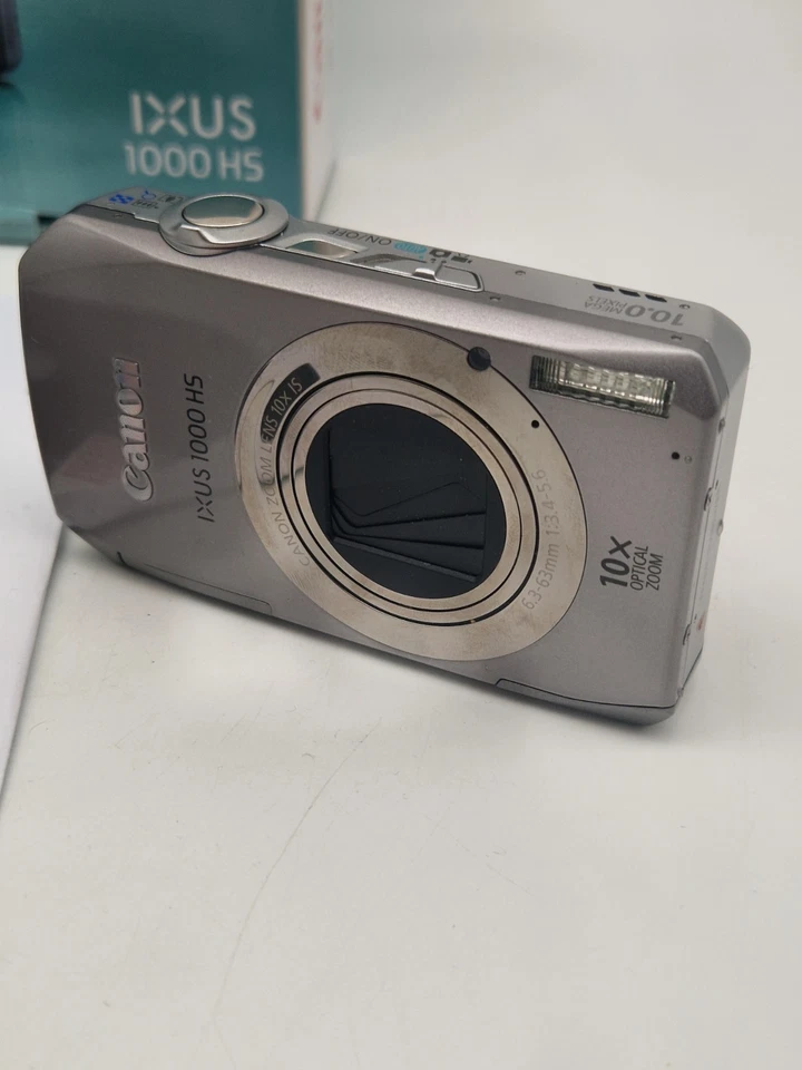 ⚡Canon IXUS 1000 HS 10,0MP Digital Camera Silver 10x Zoom Kamera getestet⚡ - Bild 4 von 4