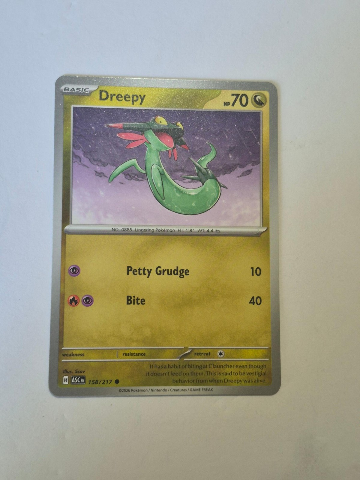 Dreepy 158/217 Common ME: Ascended Heroes Pokemon Near Mint