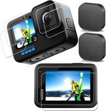 Screen Protector for Gopro Hero 9/Hero 10/Hero 11/Hero 12, Ultrathin Clear Tempe