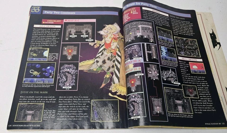 Final Fantasy III 3 SNES Nintendo Power Player's Guide оригинал 1994 Square Soft - Изображение 4 из 4