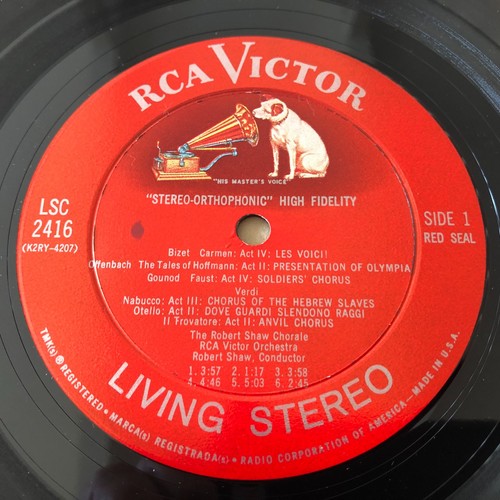 RCA Living Stereo LSC 2416 The Robert Shaw Choral Operatic Choruses - Bild 4 von 5