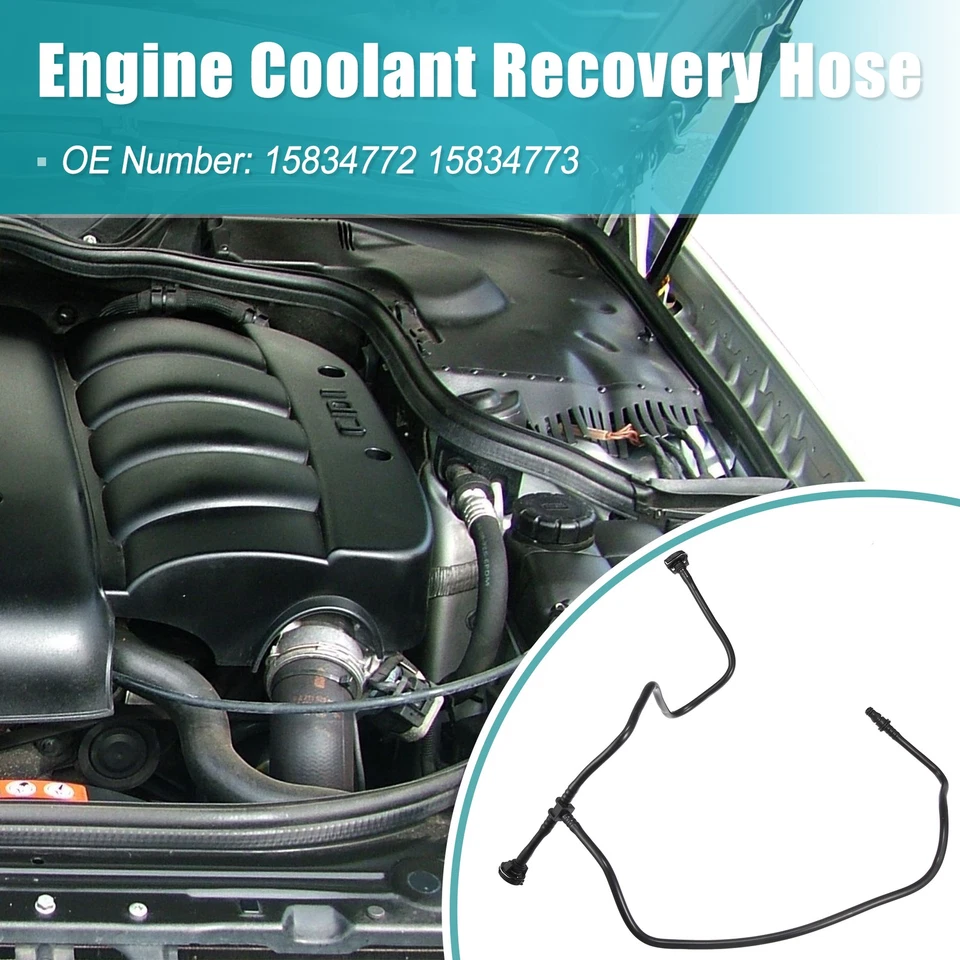 Manguera de desbordamiento del radiador del refrigerante del motor para Mercedes-Benz GL450 GL63 1665001091 Foto 3 de 4