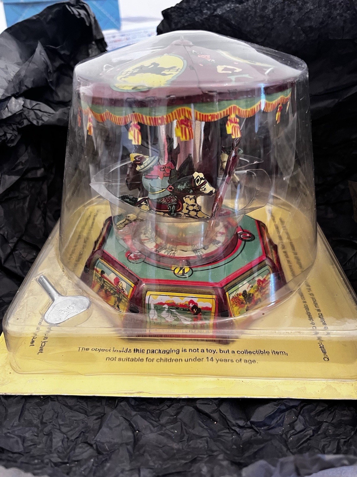 Jouet en tôle mécanique PAYA réédition de collection neuf en boîte d'origine
