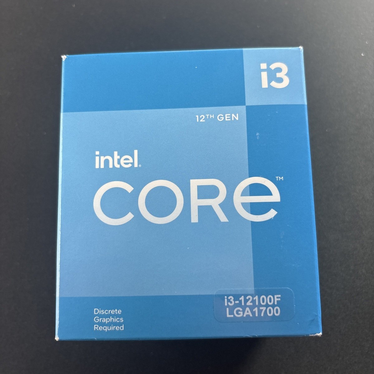 Intel Core i3-12100F 12th Gen 4-Core 8-Thread Processor (3.3 GHz