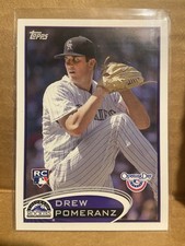 2012 Topps Opening Day Baseball Card #89 Drew Pomeranz Rookie . rookie card picture