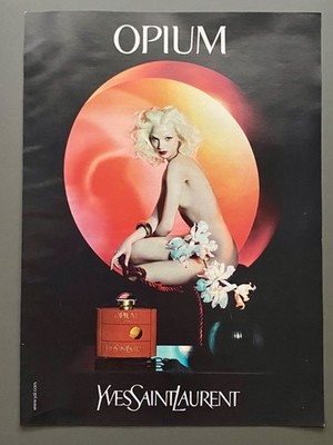 Yves Saint Laurent Opium Parfum Werbeanzeige 2006 Vintage Ad Werbung Reklame