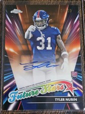 2024 Topps Chrome Tyler Nubin Future Stars Auto ORANGE Refractor SSP RC #d 04/25