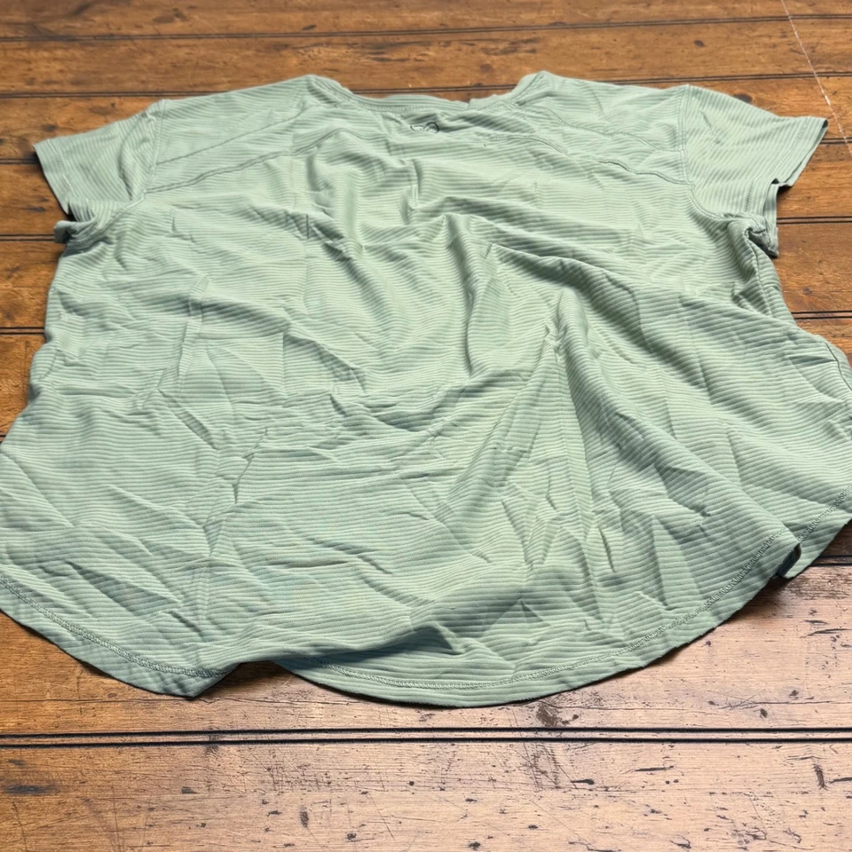 Calls текстурированный полоски футболка верхний Athletic Athleisure зеленый размер L - Изображение 3 из 4