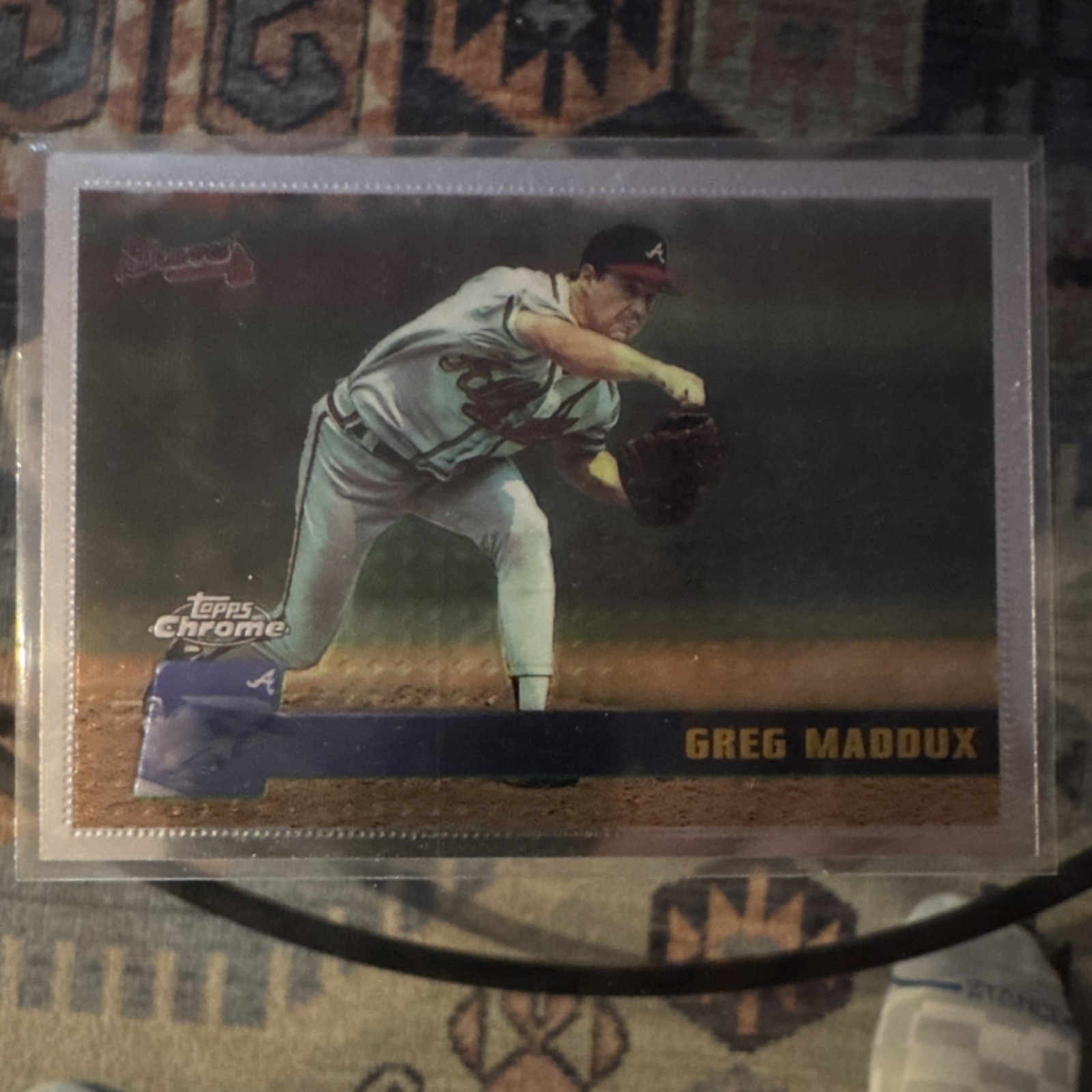Topps 1996 Chrome Greg Maddux #125 Atlanta Braves MLB Baseball Base Set Card