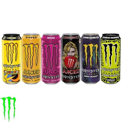 Monster Energy 6 Drinks (The Doctor,Ripper,MIXXD, Bad Apple