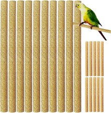 40Pcs Sand Perch Covers for Bird - 40pcs 7.5 x 0.43, Yellow
