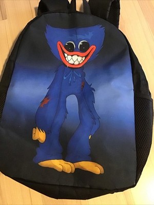 Poppy Playtime Huggy Wuggy Backpack Scary Huggy Wuggy Animation Collectible Bag