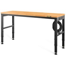 High-Strength Workbench 48x20in 28.3-38.1in H 2000lb
